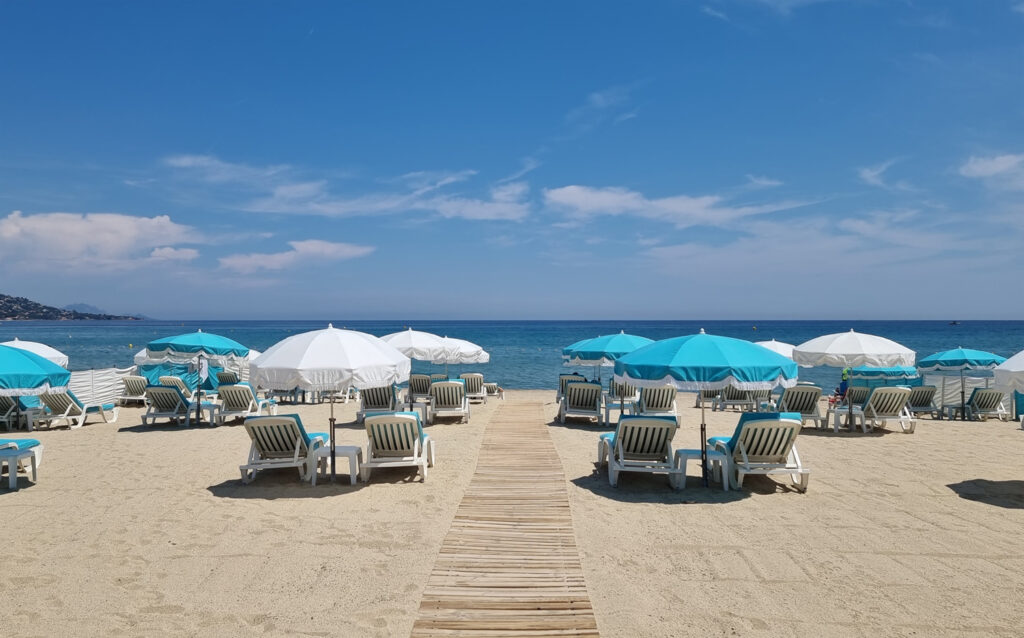 zandstrand Sainte-Maxime, La Nartelle