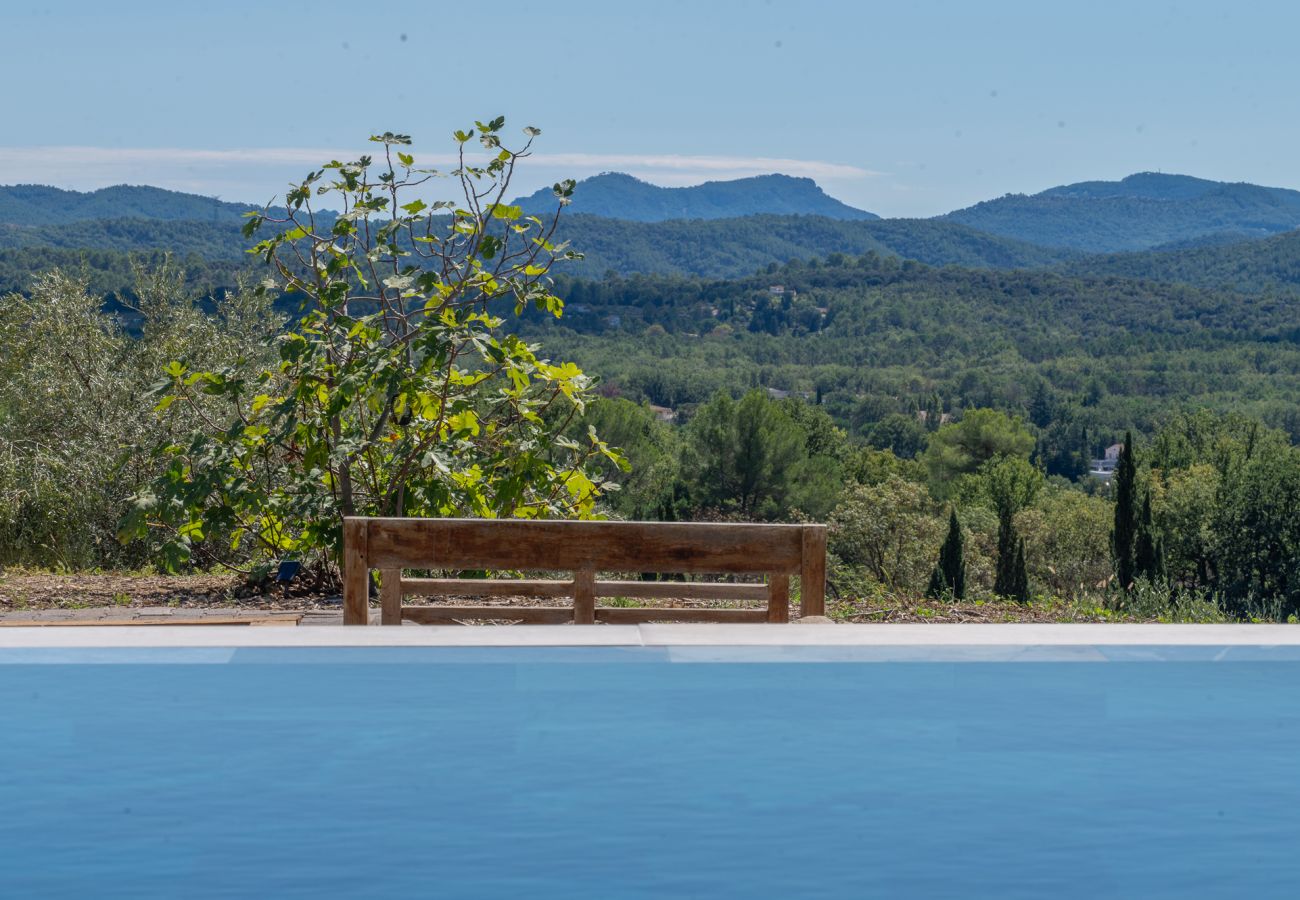 Villa à Montauroux - Villa Belletoile, 8 personnes, belle vue, Montauroux