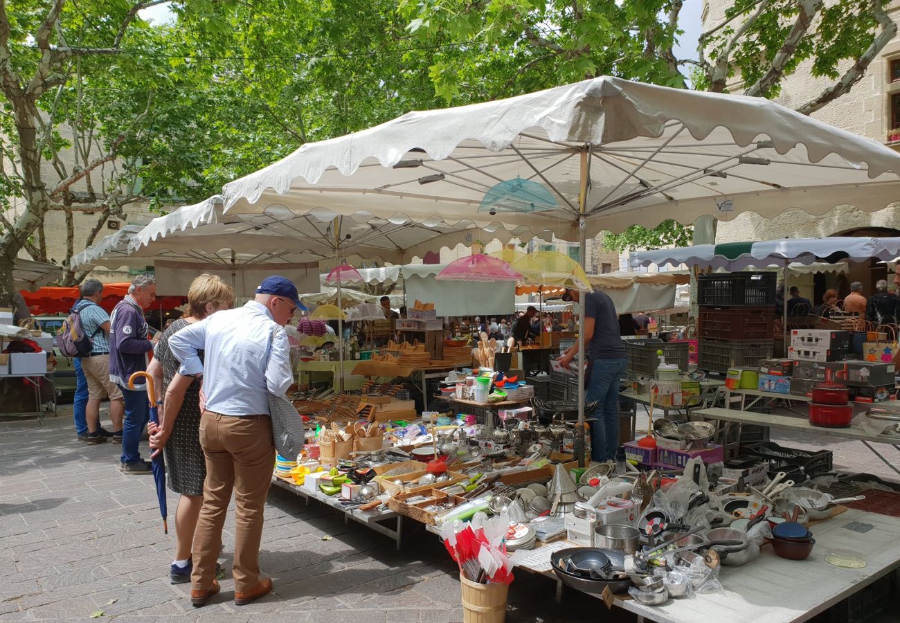 Villa à Saint-Quentin-la-Poterie - Jardin d'Uzès à proximité du village d'Uzès